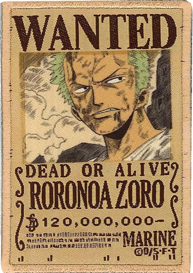 稻垣服饰 onepiece "海贼王 wanted 徽章" pew032 罗